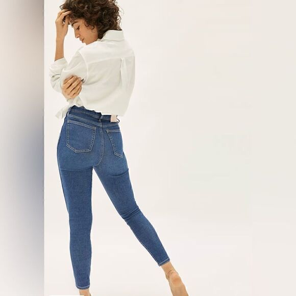 NWOT Everlane The Way-High® Clean Front Skinny in Jean Vintage Blue Size 28 - Picture 2 of 12